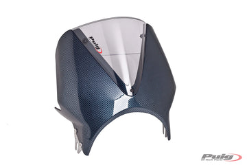 KAWASAKI W 230 [2025] - Vision Windschild | Carbon-Optik / Getönt | PUIG 003CH