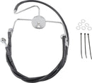 Harley Davidson Flhri [DRAG SPECIALTIES] - Kit de linha de freio de vinil preto estendido-1