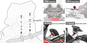 Moto Guzzi V9 Bobber [2016–2024] – Montagekit für Smart Bar oder Smart Mount