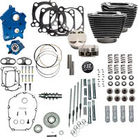 Harley-Davidson FLHTCUTG 1868 Tri Glide Ultra 114 [2020-2025] - 132" Power Package Motorleistungs-Kit – Oberfläche: Schwarz, Hervorgehobene Lamellen – Bild 7