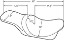 Harley Davidson Flhri [DRAG SPECIALTIES] – Assento Predator 2-Up-4