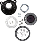Harley-Davidson Xl 1200 Sportster [2020] - Air Stinger Stealth Luftfiltersatz – Oberfläche: Schwarz, Verchromt – Bild 5