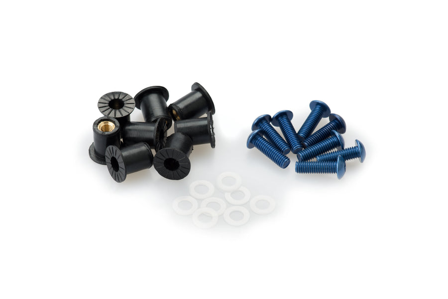 KTM RC 390 [2025] – Kit de parafusos de disco anodizado – Prata