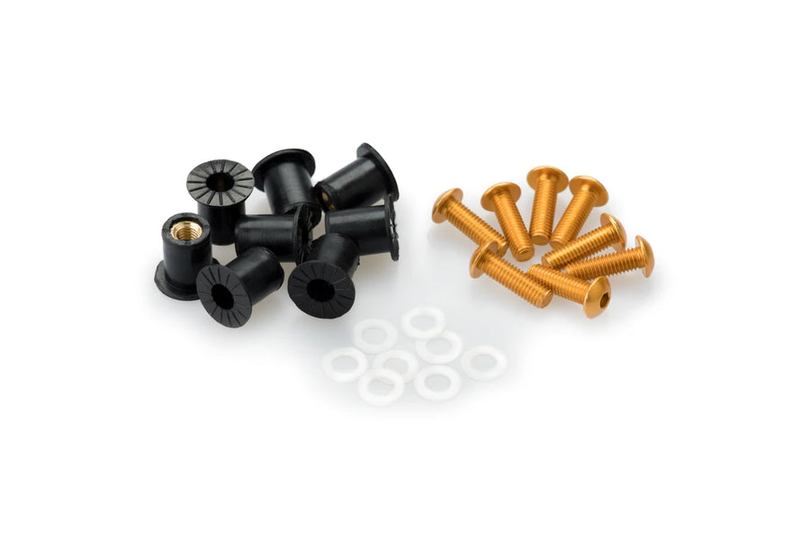 KTM RC 390 [2025] – Kit de parafusos de disco anodizado – Prata