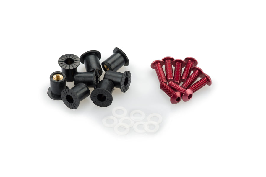 KTM RC 390 [2025] – Kit de parafusos de disco anodizado – Prata