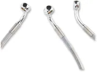 Harley Davidson Flhtcui [DRAG SPECIALTIES] - Kit de linha de freio em aço inoxidável, estendido