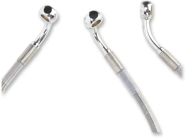 Harley Davidson Flhtcui [DRAG SPECIALTIES] - Kit de linha de freio em aço inoxidável, estendido