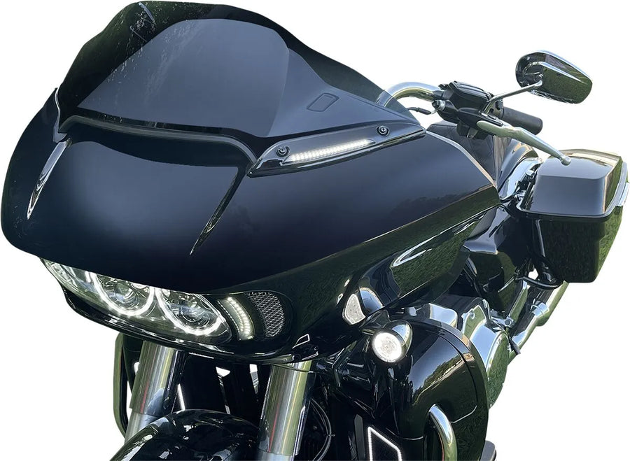 Harley-davidson road glide [CUSTOM DYNAMICS] - Faixa de pára-brisa Genesis® 4 Dynamic LED Road Glide®
