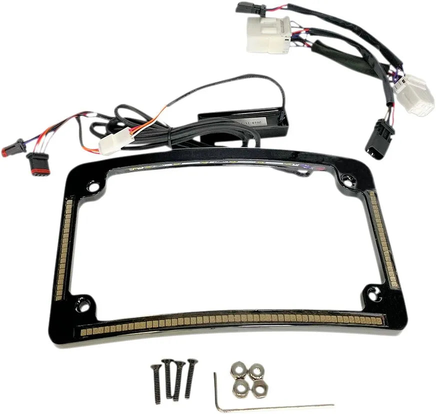 Harley-davidson Road Glide ST [CUSTOM DYNAMICS] – Quadro de placa com raio de LED