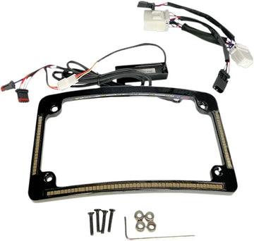 Harley-davidson Road Glide ST [CUSTOM DYNAMICS] – Quadro de placa com raio de LED
