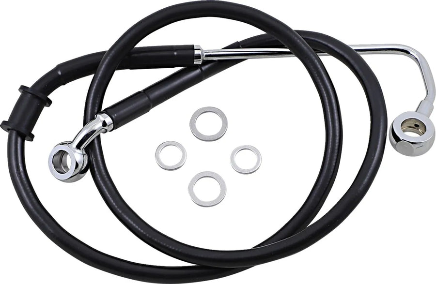 harley davidson fxsb [DRAG SPECIALTIES] - Linha de freio estendida em aço inoxidável