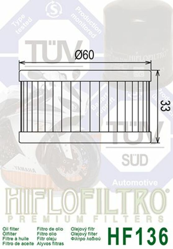 Suzuki DR 350 [Hiflofiltro] - filtro de óleo