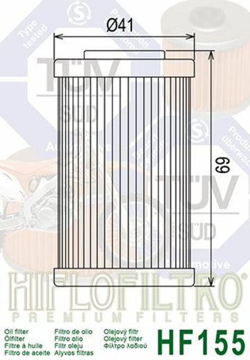 Husqvarna 701 Vitpilen [Hiflofiltro] - Filtro de óleo - 0