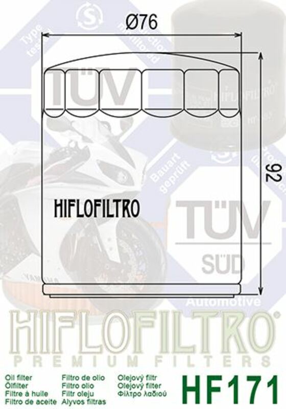 Harley-Davidson Low Rider S FXLRST [HIFLOFILTRO] - Filtro de óleo