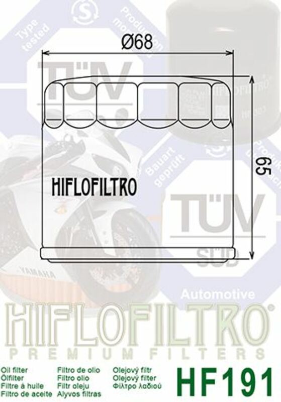 Triumph Tiger 885i [Hiflofiltro] - filtro de óleo