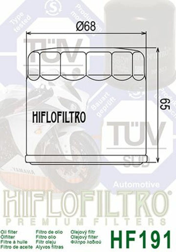 Triumph Speed ​​Triple T509 [Hiflofiltro] - Filtro de óleo - 0