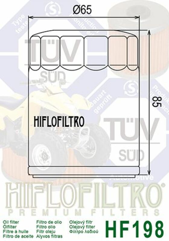 Indiano para 1200 FTR1200 [Hiflofiltro] - Filtro de óleo