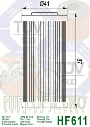 Husqvarna TE 449 [Hiflofiltro] - Filtro de óleo - 0