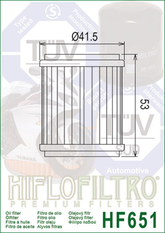KTM 690 SMC R LC4 [Hiflofiltro] - Filtro de óleo