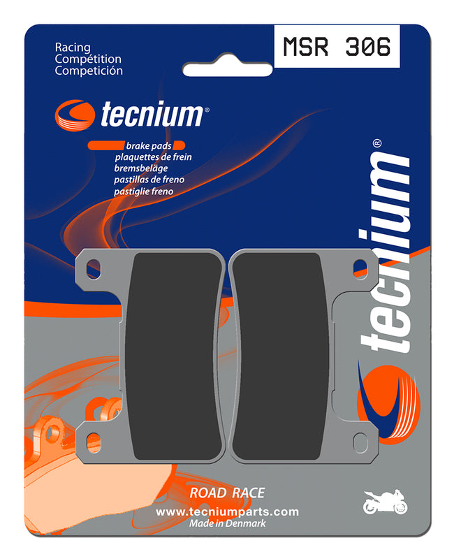 Kawasaki Ninja 1000 [TECNIUM] - Pastilhas de freio de metal sinterizado de corrida profissional - MSR306