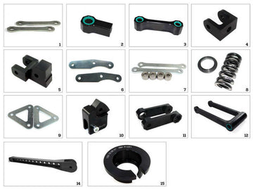 Suzuki GT 250 X7 [Tecnium] - Kit de posicionamento mais alto - 0