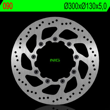 Kawasaki Kle 500 [NG BRAKE DISC] - disco de freio rígido redondo