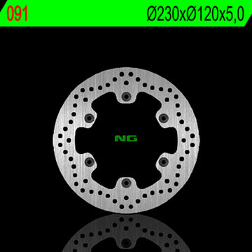 Kawasaki Kle 500 [NG BRAKE DISC] - disco de freio rígido redondo