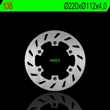 Husaberg Fe 501 [NG BRAKE DISC] - disco de freio rígido redondo