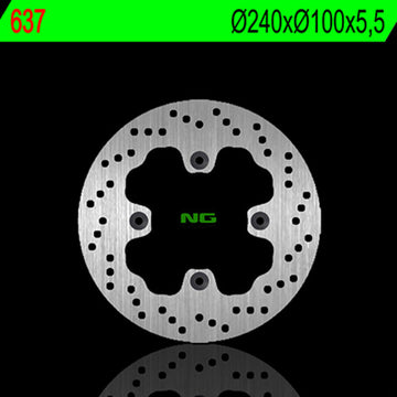 Kawasaki Zr 750 [NG BRAKE DISC] - disco de freio rígido redondo