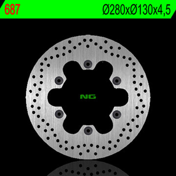 Kawasaki Gpz 1100 [NG BRAKE DISC] - disco de freio rígido redondo