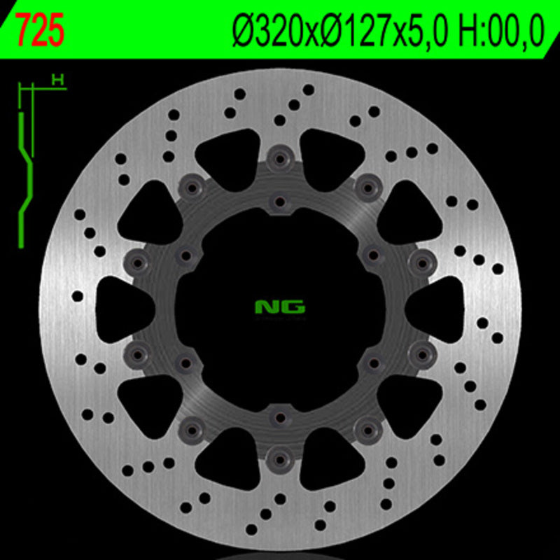 Ktm 690 Sm Prestige [NG BRAKE DISC] - disco de freio redondo flutuante