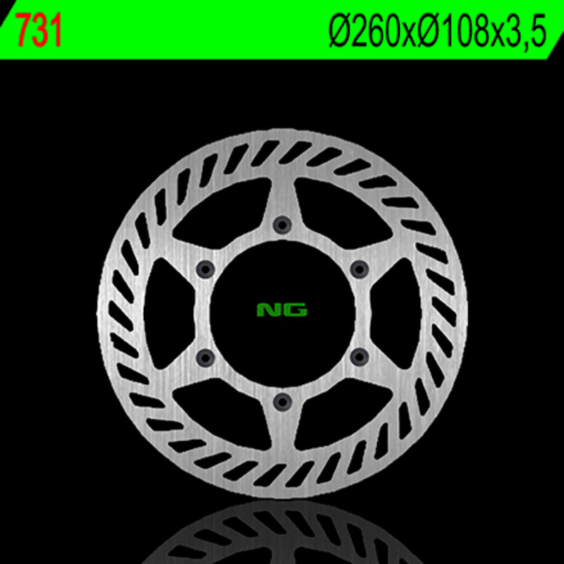 Gas Gas Ec 200 [NG BRAKE DISC] - disco de freio rígido redondo