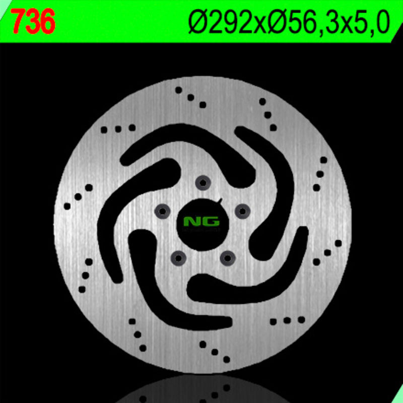 Harley Davidson Flhx [NG BRAKE DISC] - disco de freio rígido redondo