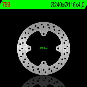 Kawasaki Kx 250 [NG BRAKE DISC] - disco de freio rígido redondo