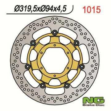 Honda Vtr 1000 Sp 1 [NG BRAKE DISC] - disco de freio redondo flutuante