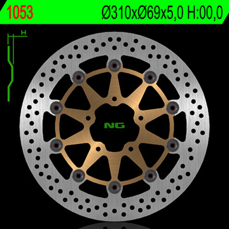 Suzuki Dl 1000 V Strom [NG BRAKE DISC] - disco de freio redondo flutuante