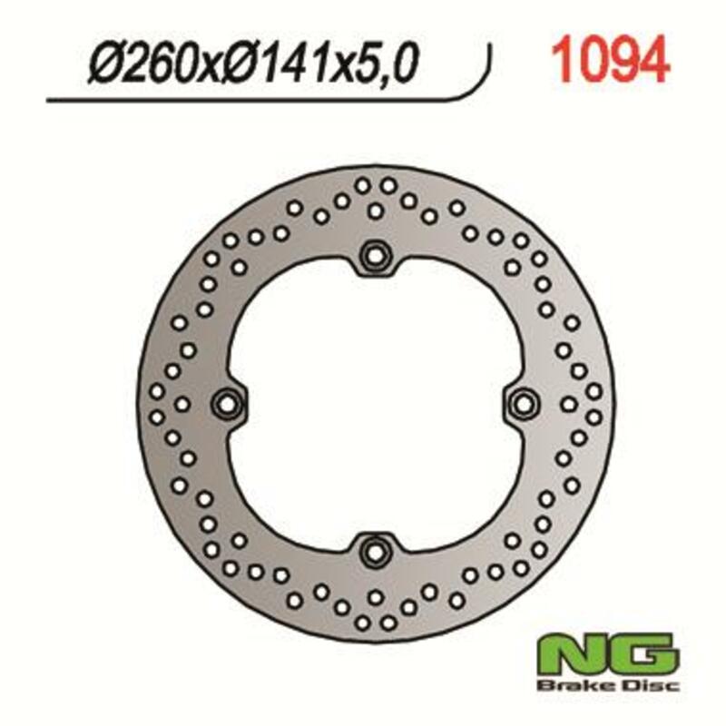 Suzuki V Strom [NG BRAKE DISC] - disco de freio rígido redondo