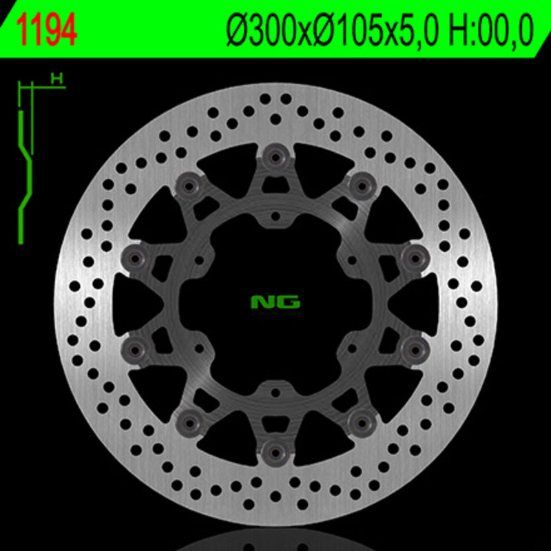 Bmw F 800 Gs Adventure [NG BRAKE DISC] - disco de freio redondo flutuante