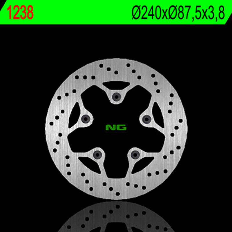 Kymco Agility 125 [NG BRAKE DISC] - disco de freio rígido redondo