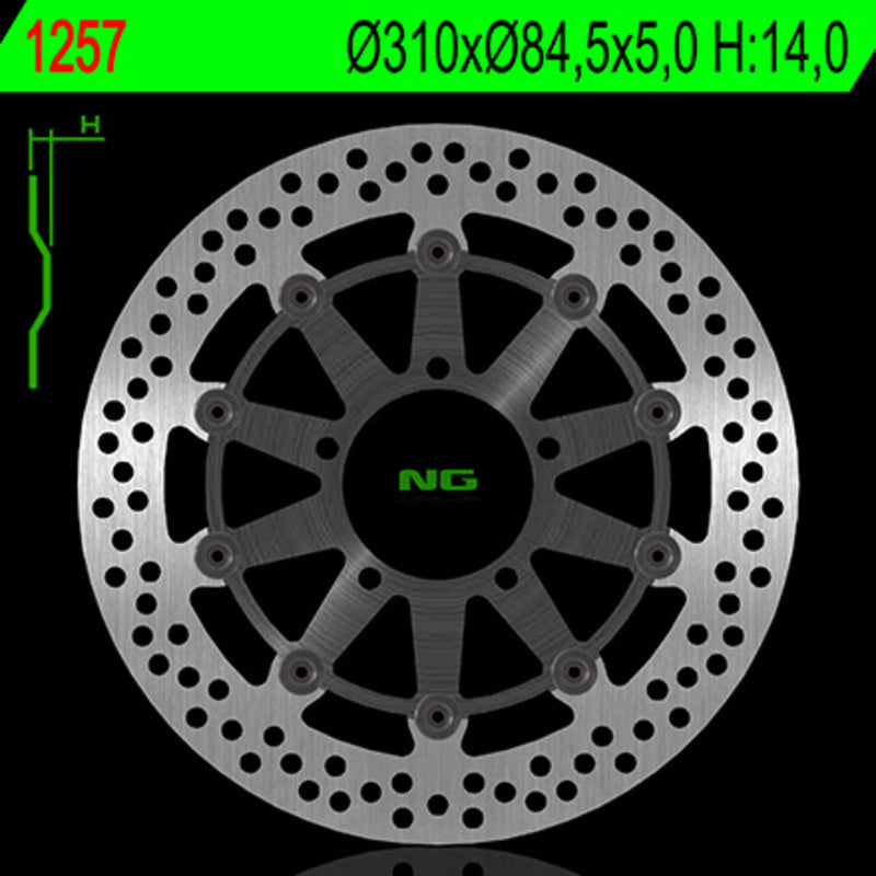Harley Davidson Fltr [NG BRAKE DISC] - disco de freio rígido redondo