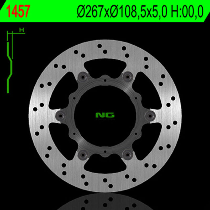 Ktm 1290 Super Adventure S [NG BRAKE DISC] - disco de freio redondo flutuante
