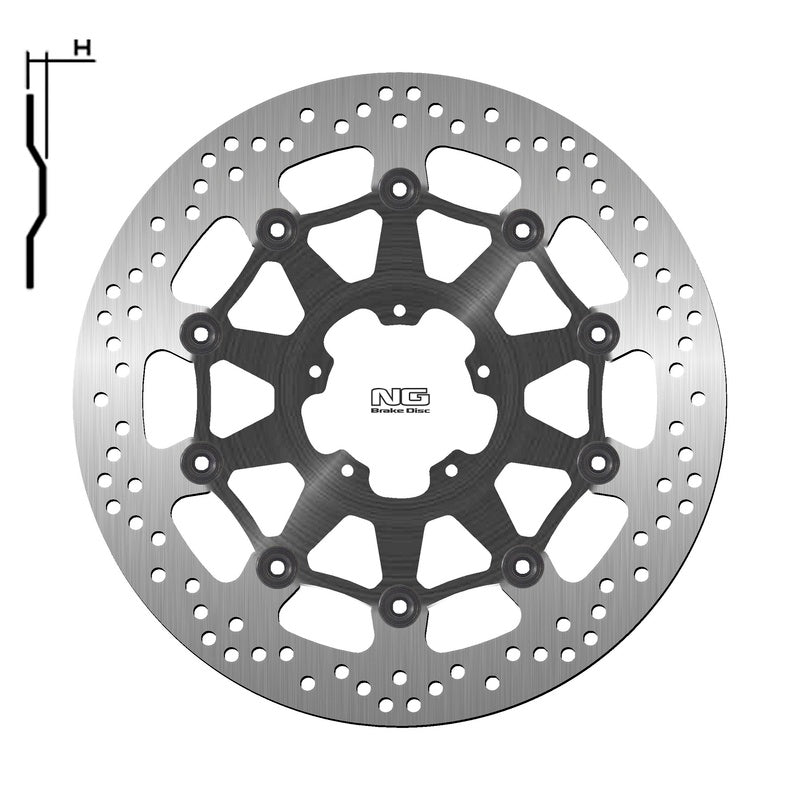 Ducati Scrambler 800 [NG BRAKE DISC] - disco de freio redondo flutuante
