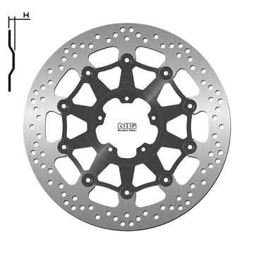 Ducati Scrambler 800 [NG BRAKE DISC] - disco de freio redondo flutuante
