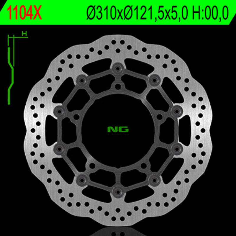 Suzuki V-Strom 650 L2 [NG BRAKE DISC] - Disco de freio flutuante Wave