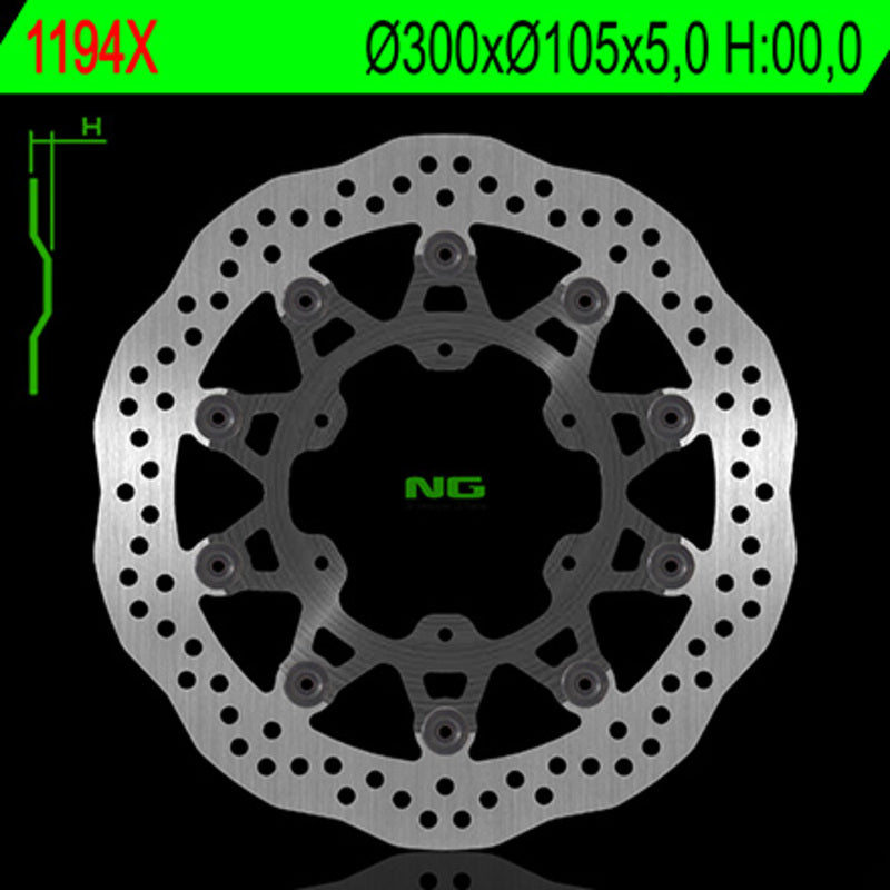 Bmw F 800 Gs [NG BRAKE DISC] - Disco de freio flutuante wave