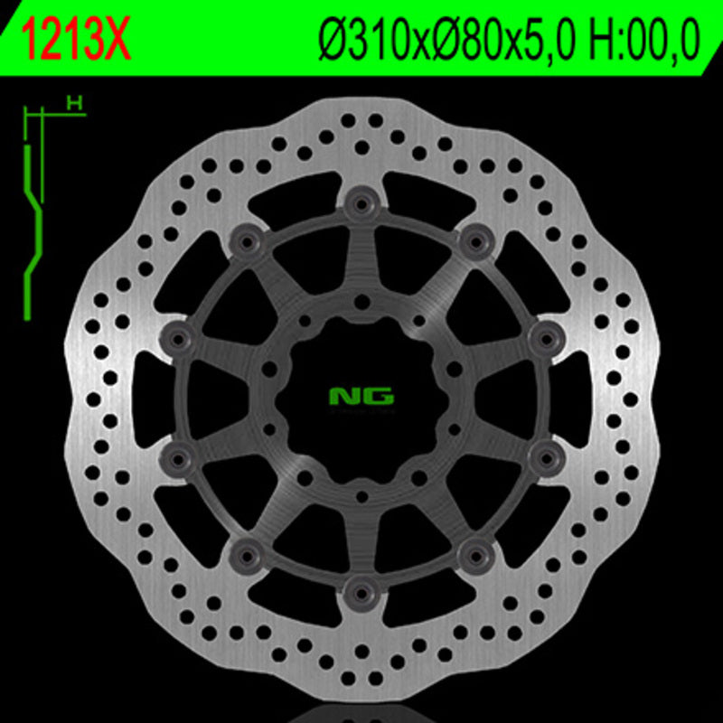 Kawasaki Z 800 [NG BRAKE DISC] - Disco de freio flutuante Wave