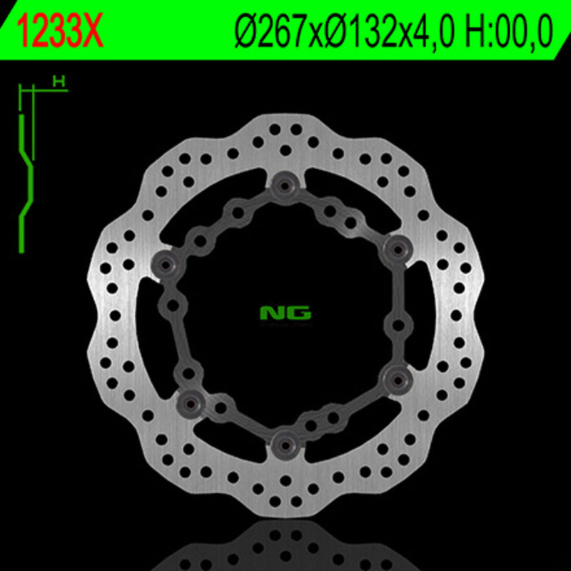 Yamaha T-Max 560 Tech Max [NG BRAKE DISC] - Disco de freio flutuante Wave