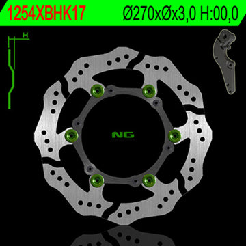 Husaberg Fe 501 [NG BRAKE DISC] - Disco de freio flutuante ondulado