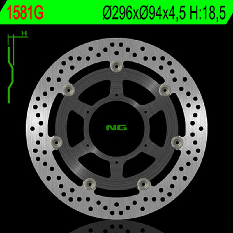 Honda Cbf 1000 [NG BRAKE DISC] - disco de freio redondo flutuante