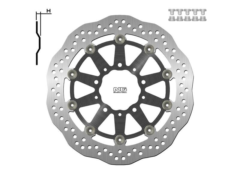 Kawasaki Versys 650 [NG BRAKE DISC] - Disco de freio flutuante Wave